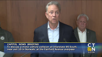 Click to Launch Capitol News Briefing to Provide an Update Regarding a Motor Vehicle Collision and Fire on Interstate 95 in Norwalk